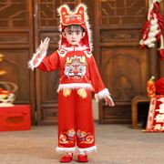幼儿园儿童元旦喜庆演出服龙演出服龙年表演小年兽动物舞蹈服
