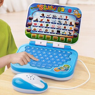 早教机小孩学习训练儿童智力，宝宝益智点读玩具仿真平板练习电脑机