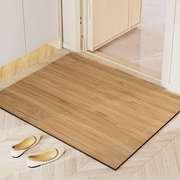 木纹地垫入户门垫进门门口地毯pvc皮革耐脏免洗可擦家用脚垫定制