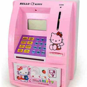 ATM机自动存钱罐大号卡通储钱罐儿童生日礼物女生玩具密码储蓄罐