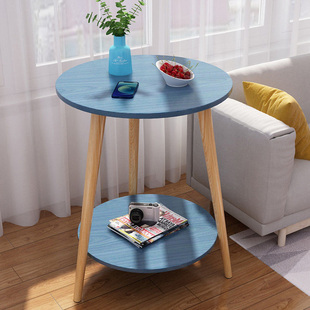 简易小圆桌欧式小茶几沙发，边几小尺寸户型，家用床头迷你阳台小桌
