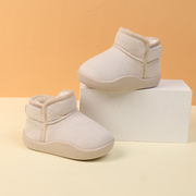 儿童大棉鞋保暖冬季2023婴儿，加绒短靴男童加厚棉靴宝宝雪地靴