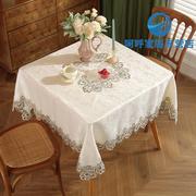 欧式茶几桌布布艺长方形餐桌布，高级感高档奢华方桌正方形台布桌垫