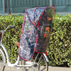 电动车自行车儿童宝宝座椅雨棚罩加长防雨罩透明带拉链保护罩