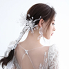 时尚气质唯美超仙韩式婚礼礼服，水晶花朵套装结婚新娘婚纱头饰