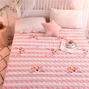 法兰绒毛毯床单单件被单加绒水晶绒牛奶绒绒面珊瑚绒双人学生宿舍