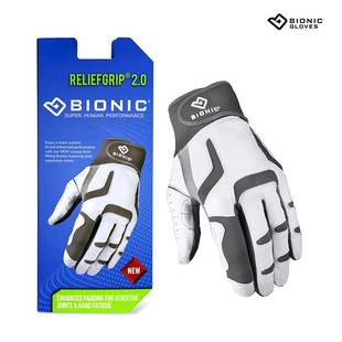 美国Bionic高尔夫男士手套RELIEFGRIP2.0舒适款减震耐用羊皮手套