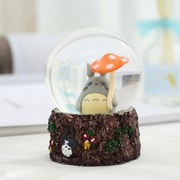 65#闪光小猫水晶球，创意生日礼物创意桌面，装饰摆件