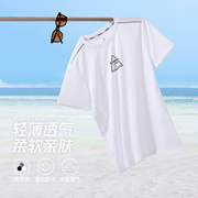 匹克运动短袖T恤男夏季印花潮流运动服针织宽松透气上衣打底衫