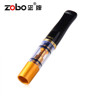zobo正牌烟嘴过滤器循环型，可清洗微孔过滤嘴，双重男士粗中细烟专用