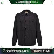 香港直邮lemaire男士，衬衫式柔软军装风衬衫ja1046lf1210