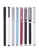 晨光金属中性笔a1201铁笔杆，签字笔0.5笔芯学生高质感(高质感)水笔商务
