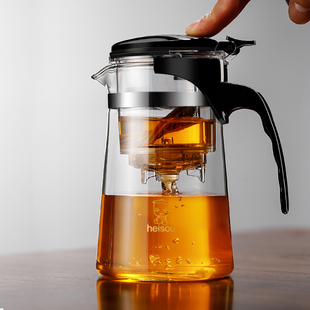玻璃泡茶茶壶家用茶水分离小青柑专用耐高温办公室，飘逸杯大容量