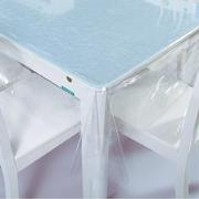 140*180超薄下垂软塑料玻璃PVC透明桌布防水油烫免洗水晶布保护膜