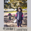 史豌豆(史豌豆)女童，冬季休闲套装2023儿童一体绒，立领卫衣外套运动裤子