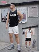 PEAACH原创棒球日系运动健身网眼背心男速干透气篮球训练服短裤子