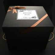 超大号礼物盒子空盒送男友v惊喜生日礼盒包装盒特大号盒纸箱