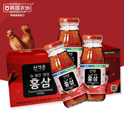 韩国农协进口 红参液饮料饮品180ml*12瓶礼盒装可选 人参滋补好礼