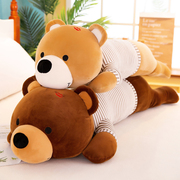 趴趴熊小熊抱枕公仔毛绒玩具床上睡觉音乐枕头北极熊可爱大狗熊