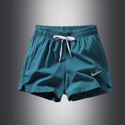 耐克顿男士短裤夏季冰丝，健身休闲跑步运动裤薄款速干三分沙滩裤子