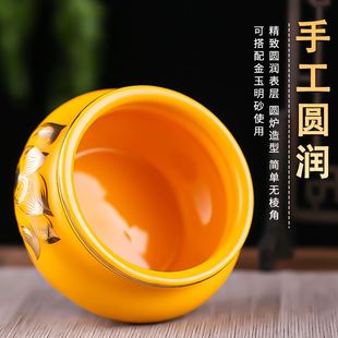 香炉家用室内佛堂供奉香薰炉，莲花烧香炉，供佛陶瓷香炉佛具用品摆件