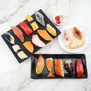 仿真寿司模型假食物三文鱼寿司套装料理食品道具展示摆件儿童玩具