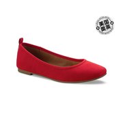 sun + stoneAvvery 女式一脚蹬精致芭蕾平底鞋 - 红色 mc 美国