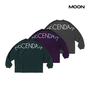 moon北京descendantcetusls宽松logo蝙蝠袖，长袖t恤22ss