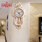 豪华大气欧式挂钟创意复古客厅钟表家用个性奢华装饰静音时钟摆钟