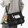 工装斜挎包男士大容量潮牌邮差包机能手机背包学生日系单肩包