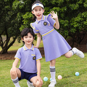 幼儿园园服春秋装二件套韩版夏季运动服套装儿童，校服小学生班服