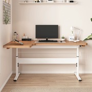 转角电脑桌升降式办公桌站立式工作台，简易桌子家用卧室书桌写字桌
