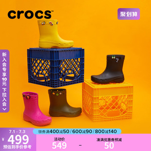 crocs女鞋卡骆驰经典，雨靴户外靴子时尚，短靴男靴208363