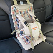 婴儿童安全座椅电动汽车后排中间通用车载宝宝便携式简易小孩坐垫