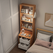 书架落地简易家用小型卧室床头柜子，窄缝小书柜靠墙床头收纳置物架