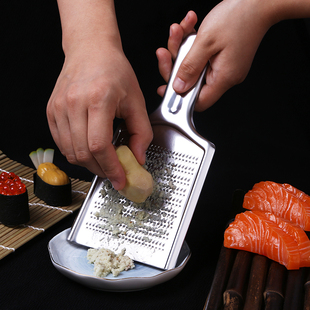 日式磨姜板手工磨蒜果土豆泥，日本料理店专用不锈钢宝宝辅食研磨器