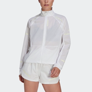 Adidas/阿迪达斯女运动外套长袖网状荧光拉链跑步健身透气
