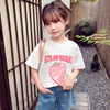 女童短袖T恤夏装2024洋气儿童网红半袖女孩韩版卡通休闲上衣