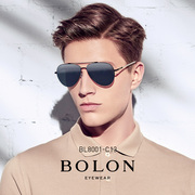 BOLON暴龙墨镜男开车专用太阳镜配度数近视偏光蛤蟆镜眼镜BL8001