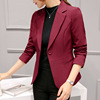 women small suit casual blazers girls short jacket糖果色西装