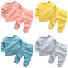 婴儿女宝宝睡衣3套装2婴，儿童0女童1岁衣服春秋装t恤打底衫秋冬季