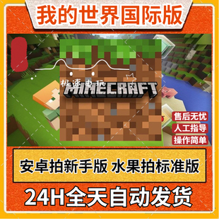 我的世界 Minecraft 国际版下载手机平板游戏app可联机 无需电脑