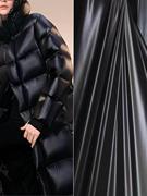中国风布料超薄款羽绒服高密面料尼丝纺手感柔软细腻滑顺防绒