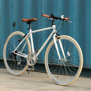 日本品牌复古自行车变速公路单车，轻快车日本赛车出口日本野泽700c