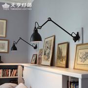 天亨后现代复古壁灯简约创意室内仿古欧式吊灯铁艺卧室灯具装饰灯
