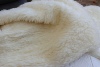 大宽幅2米 进口米白加厚蓬松羊毛绒大衣外套垫子布料 设计师面料