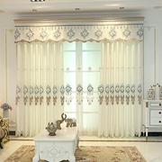 中式现代简约窗帘欧式客厅卧室窗帘布简约风格窗帘成品