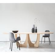 简约实木办公桌北欧时尚餐桌会议桌设计师长桌日式原木桌子洽谈桌