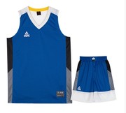 可印号匹克篮球服，比赛短套装男款无袖，背心短裤运动服f781001