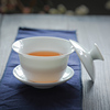 盖碗德化白瓷茶具套装整套功夫，陶瓷简约茶壶，茶杯泡茶会客家用